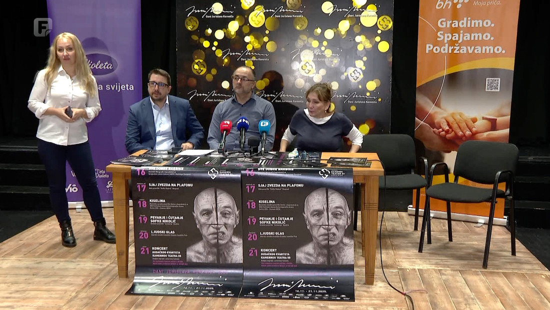 U Kamernom teatru 55 pripreme za festival 'Dani Jurislava Korenića' posvećen umjetnosti glume