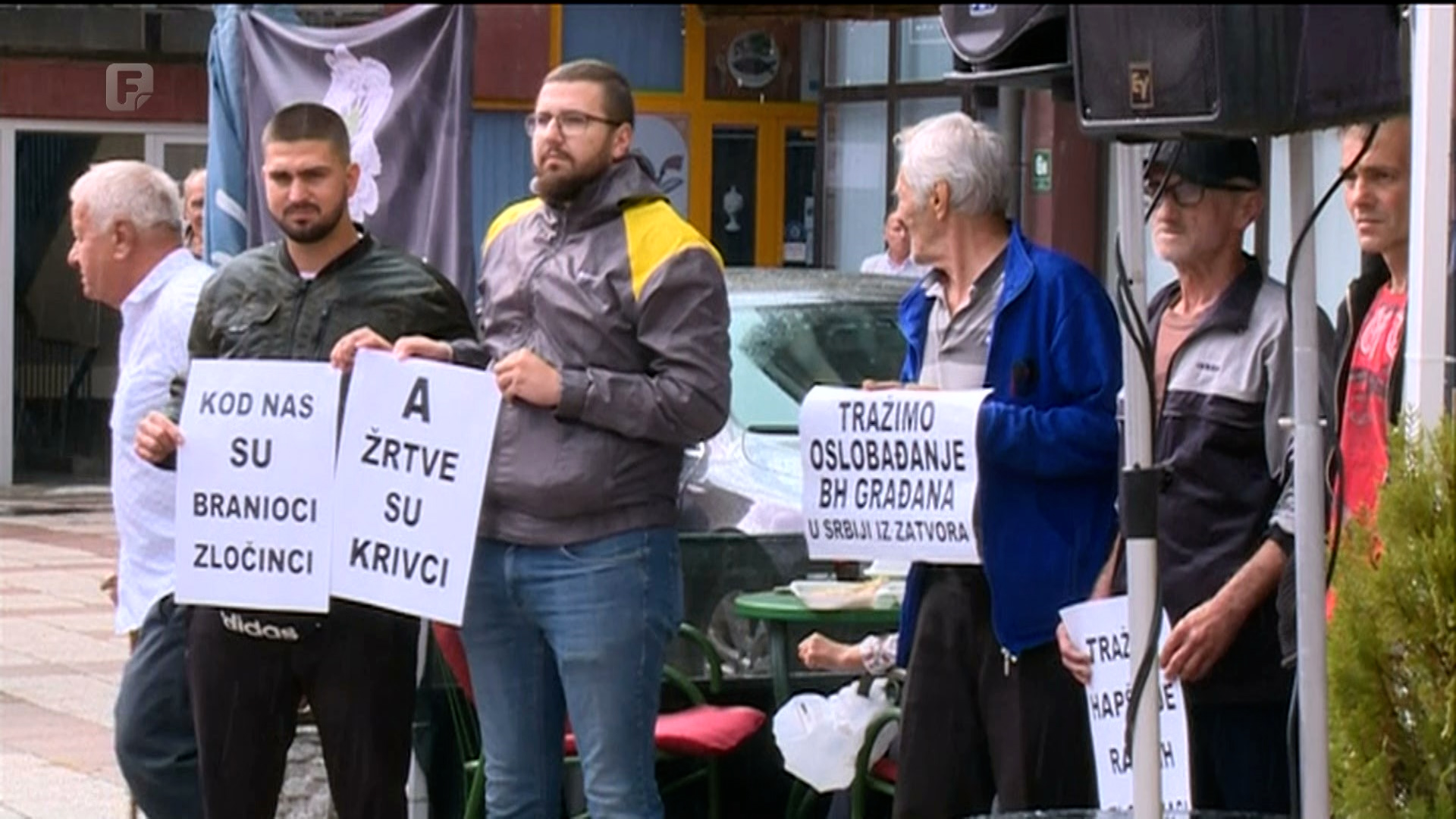 U Goraždu održan protest zbog hapšenja Vranja u Srbiji