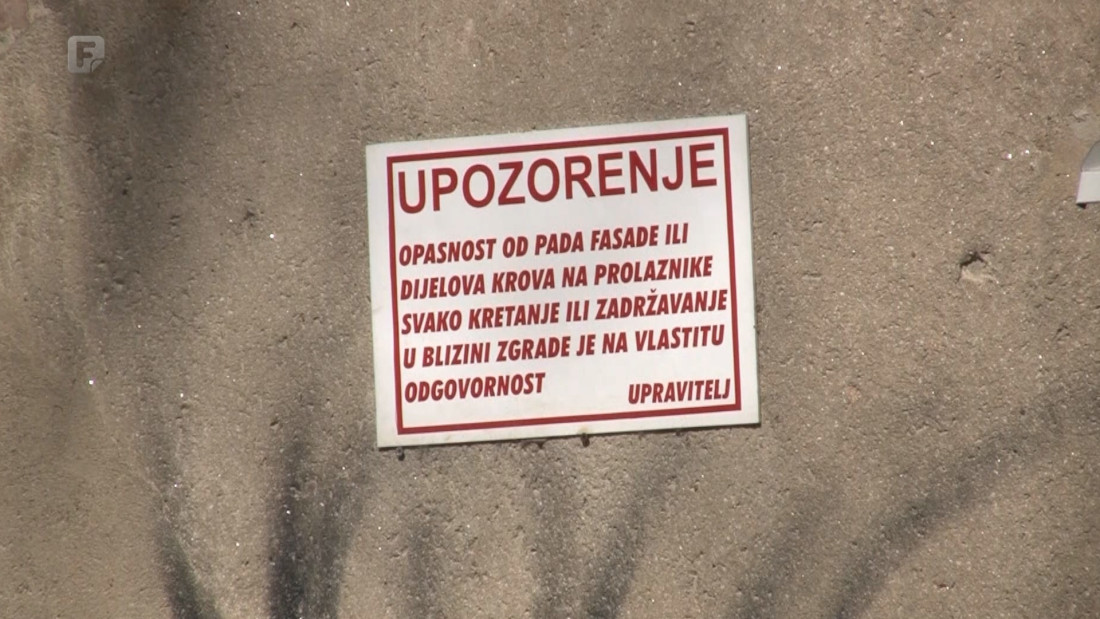 Dotrajale zgrade u Tuzli prijetnja prolaznicima: Ko je odgovoran?