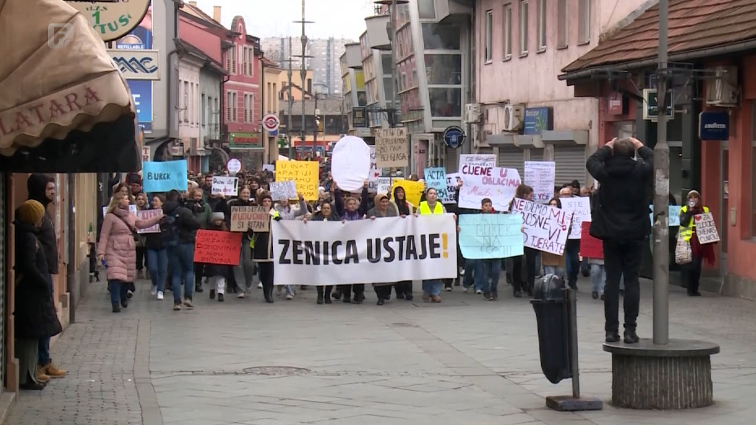 Protest građana u Zenici, uputili zahtjeve svim nivoima vlasti