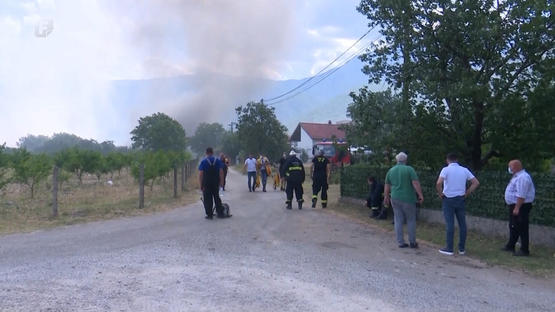 Požar na deponiji Uborak pod kontrolom, mještani vraćeni kućama