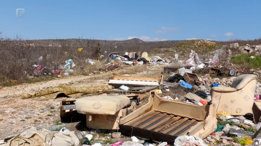 Ilegalno odlaganje otpada u Mostaru i dalje prolazi gotovo nekažnjeno
