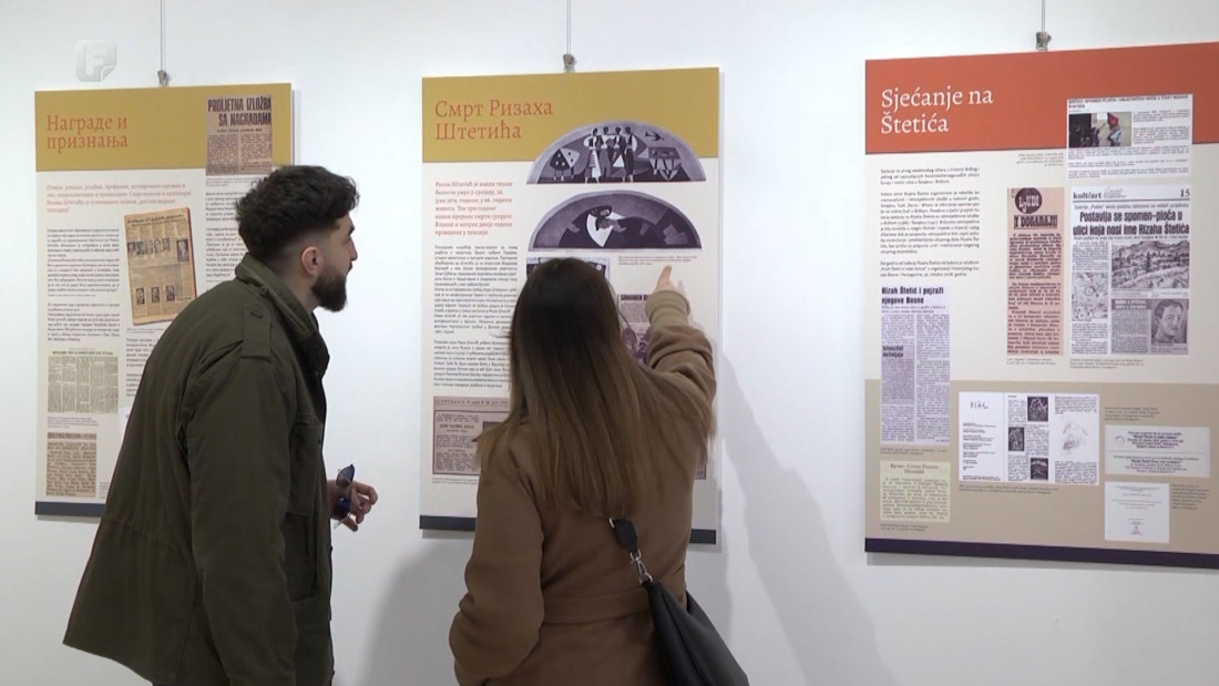 Izložba o životu i stvaralaštvu Rizaha Štetića, prvog akademski obrazovanog slikara iz Brčkog