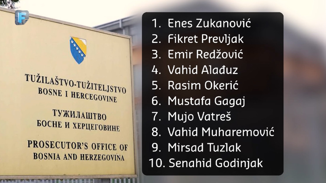 Podignuta optužnica protiv 10 osoba za ratni zločin na području Hrasnice