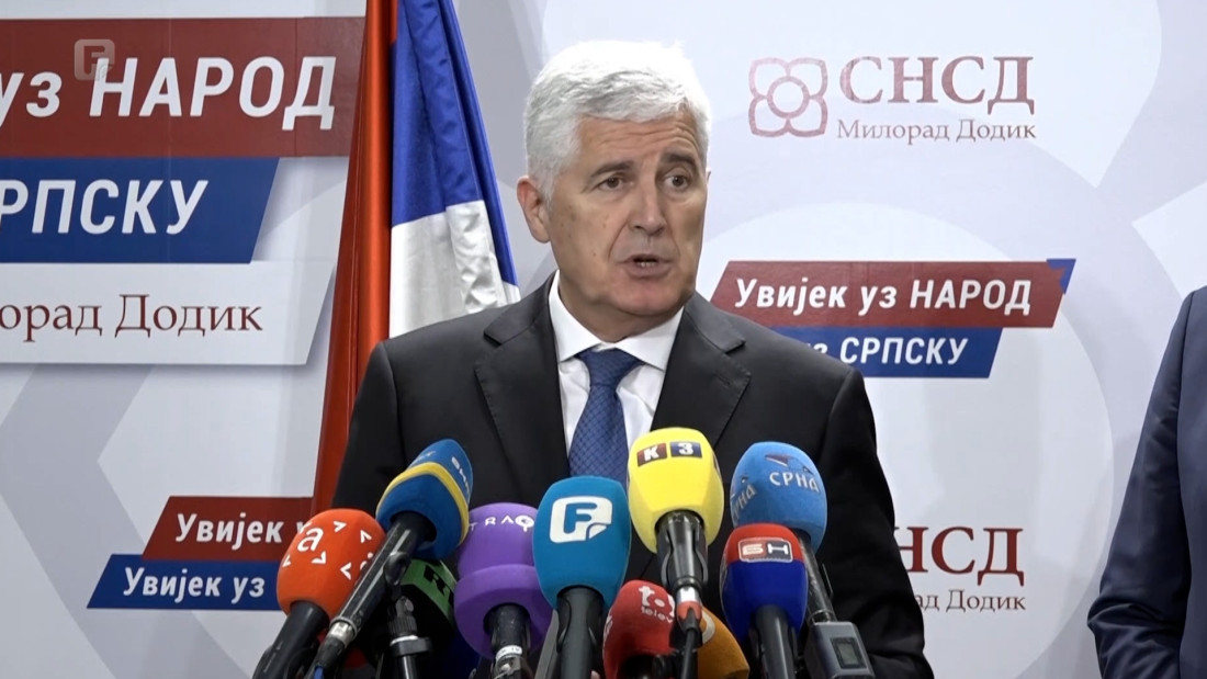 Dodik i Čović nakon sastanka: Bez SNSD-a i HDZ-a nema vlasti, Dodik poručio da s nekima neće razgovarati