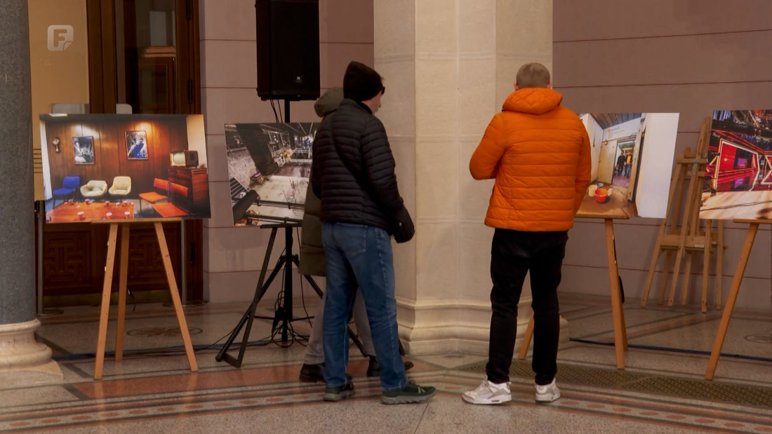 Agdal Nuhanović predstavio neviđenu unutrašnjost 'Sivog doma' na izložbi u Vijećnici