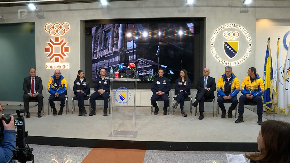 Bh. zimski olimpijci pred odlazak u Italiju poručili: Ponosno branimo boje države