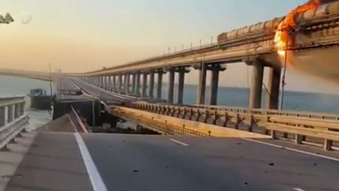 Rusija tvrdi da su tri osobe poginule u eksploziji na Krimskom mostu