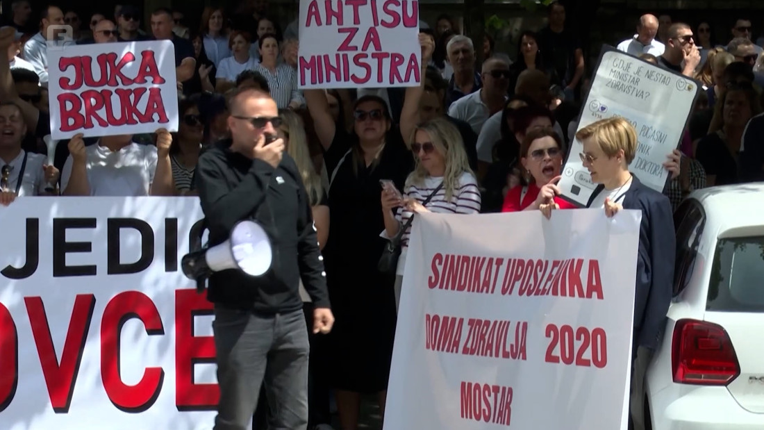 Vlada HNK-a zaprijetila sankcijama, Sindikat zdravstvenih radnika podnio prijave