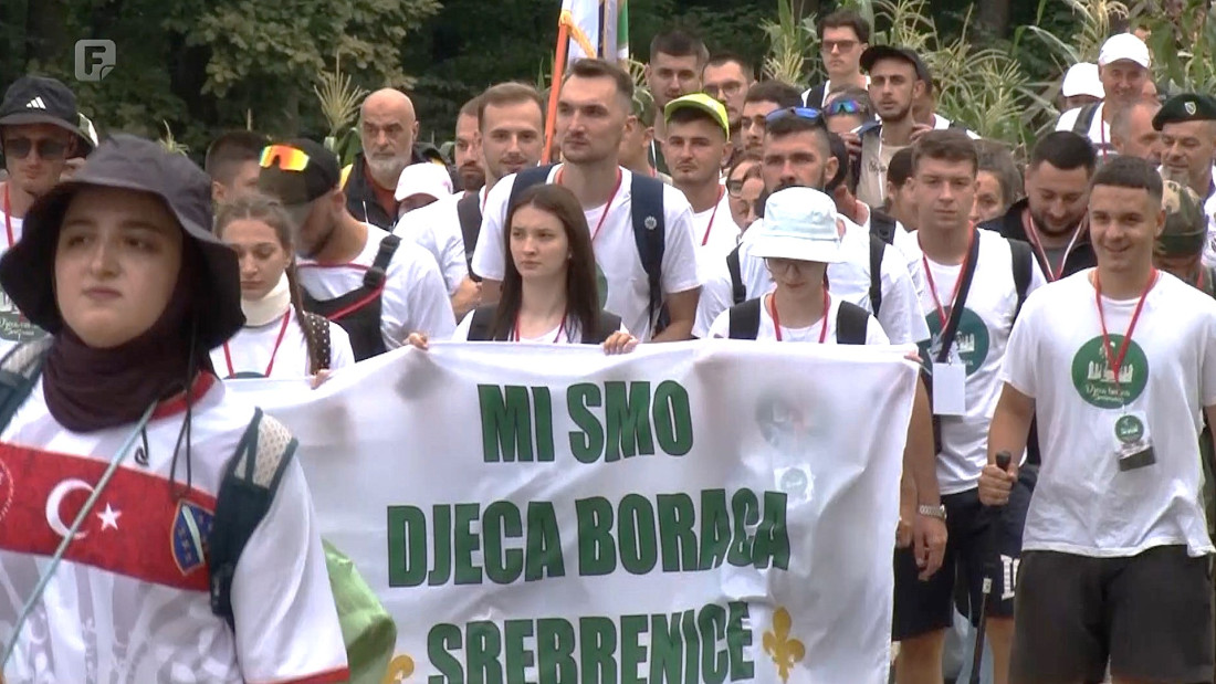 Sudionici Marša mira Nezuk - Potočari prešli prvu etapu puta