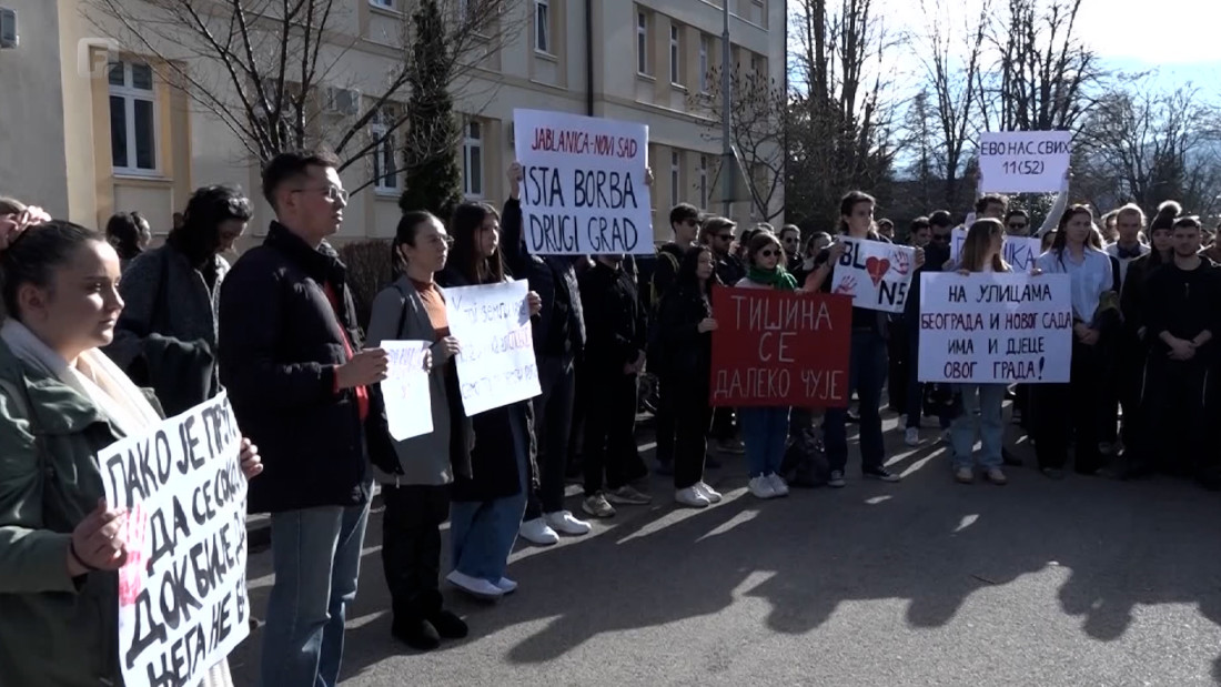 Studenti Banjalučkog univerziteta pružili podršku kolegama u Srbiji