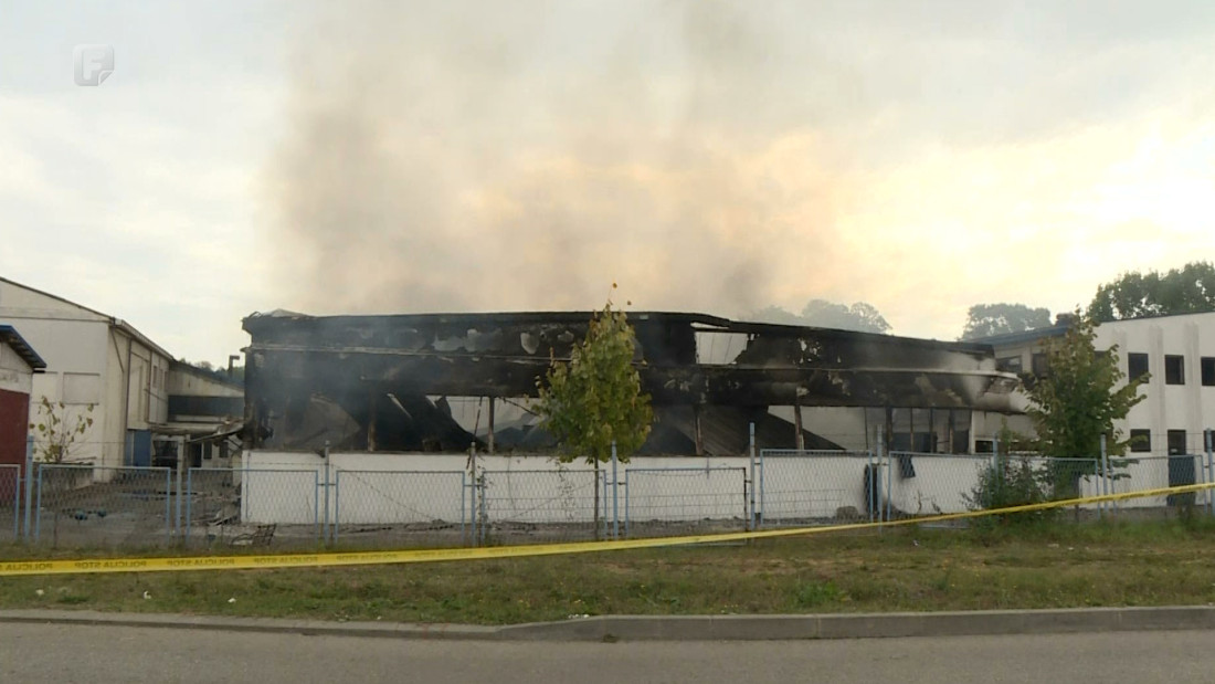 Proizvodni pogoni Kule Gradačac izgorjeli, bez posla ostalo više od 500 radnika
