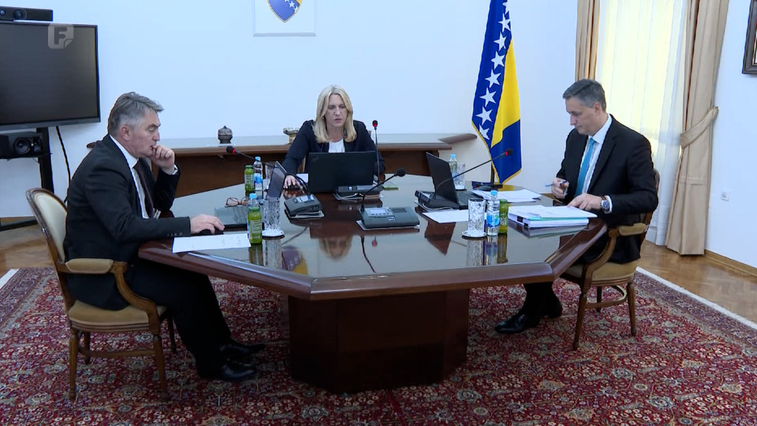 Predsjedništvo BiH odgodilo razmatranje Nacrta zakona o budžetu