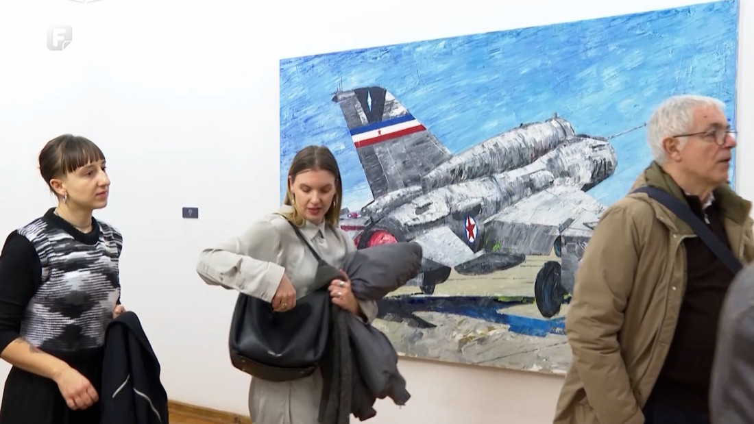 U Banjoj Luci otvorena izložba 'Rana u planini' slikara Slobodana Vidovića