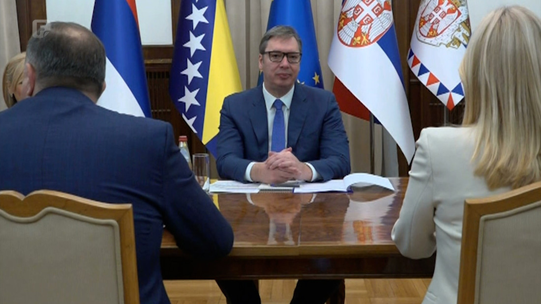 Umjesto na prijemu povodom Dana državnosti, Cvijanović s Dodikom u Srbiji