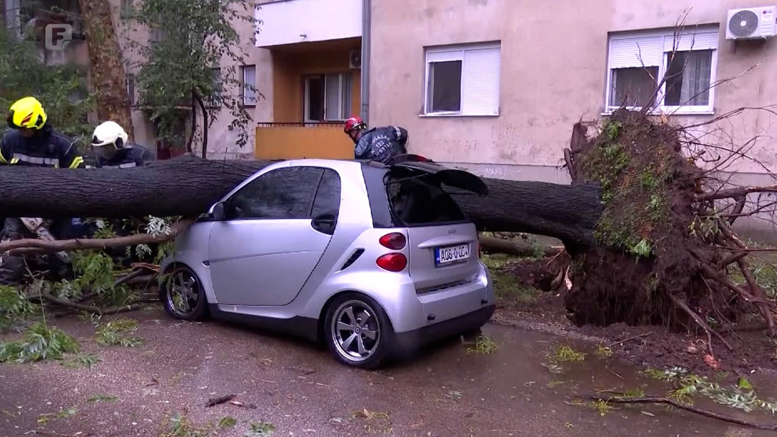 Olujno nevrijeme poharalo Mostar