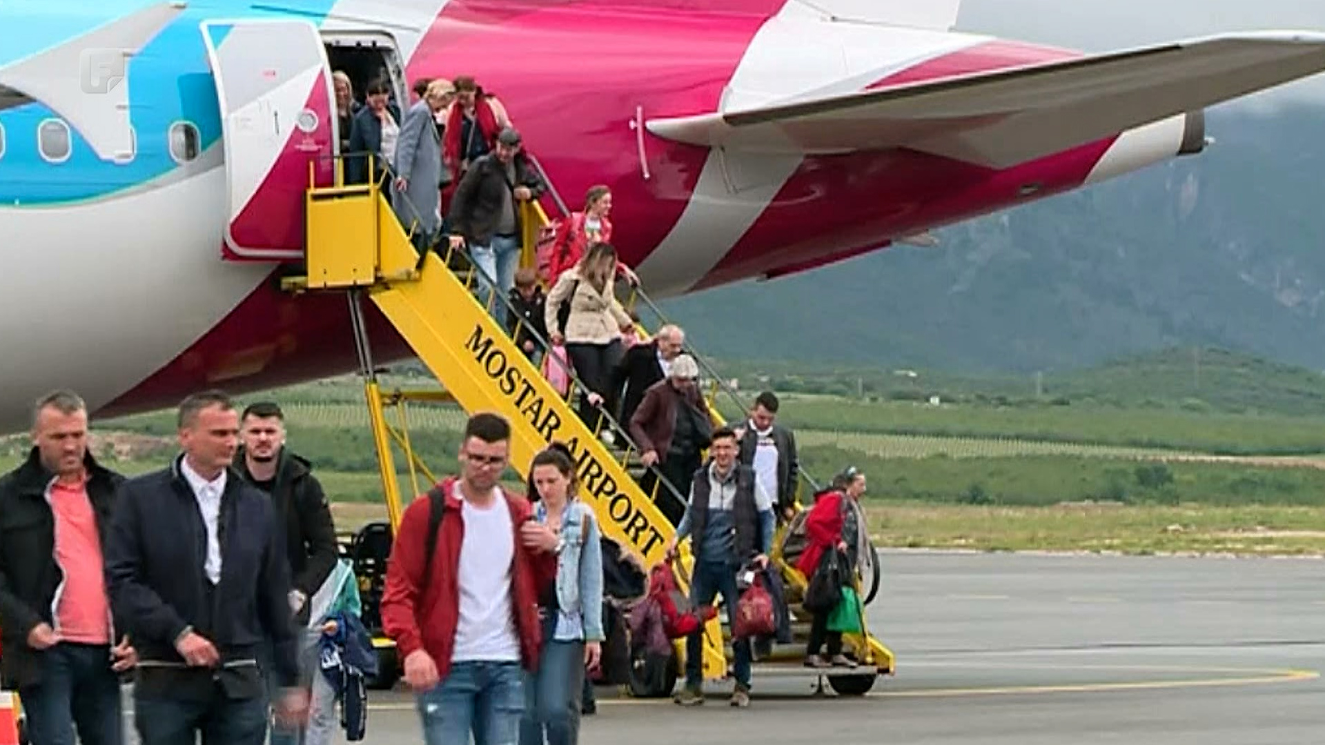 Avione na Mostarskom aerodromu prizemljio kovid, u 2021. tek 1.944 putnika