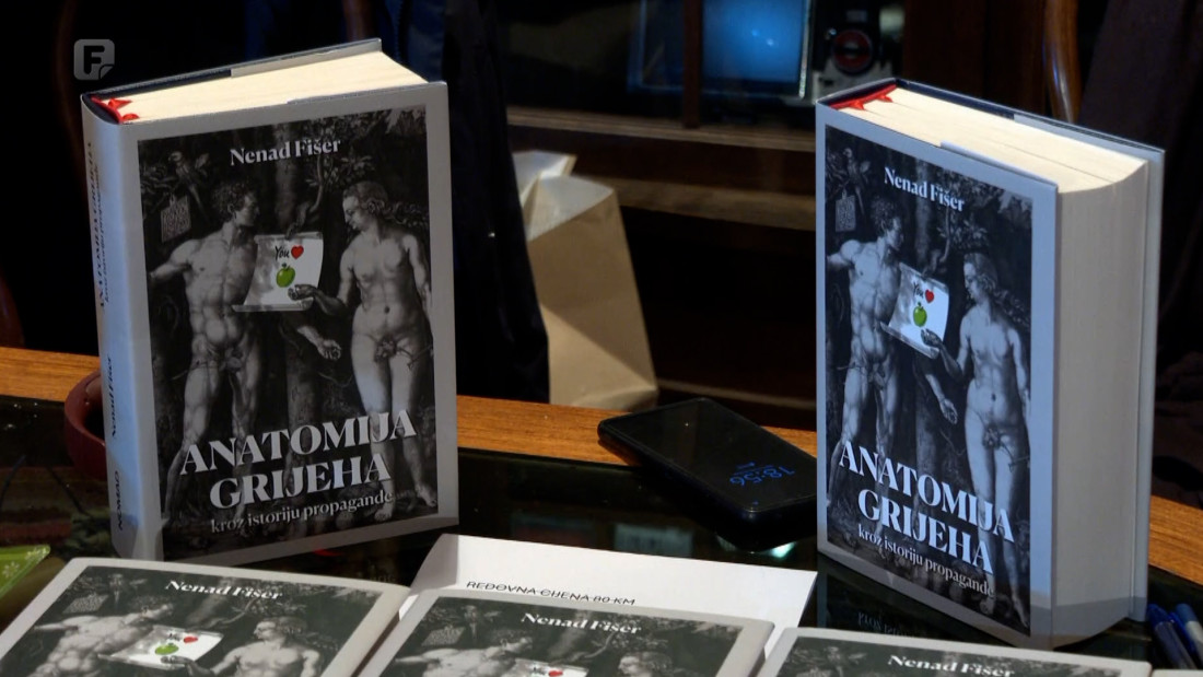 Predstavljena knjiga Nenada Fišera 'Anatomija grijeha: kroz historiju propagande'