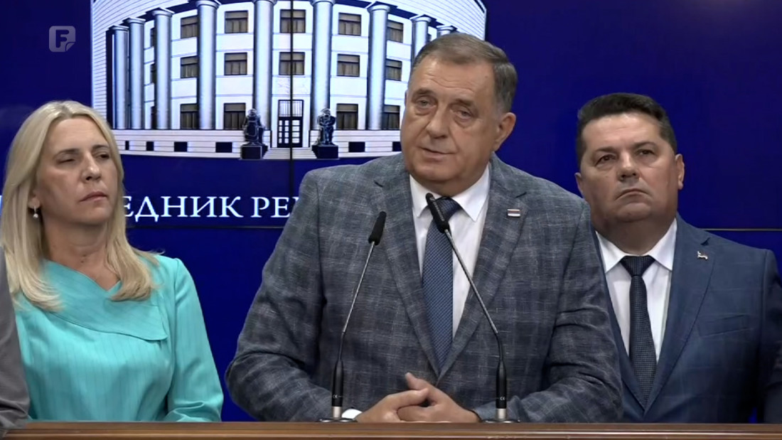 Dodik zahvalio Vučiću i Savjetu za nacionalnu bezbjednost Srbije zbog odbacivanja presude Suda BiH