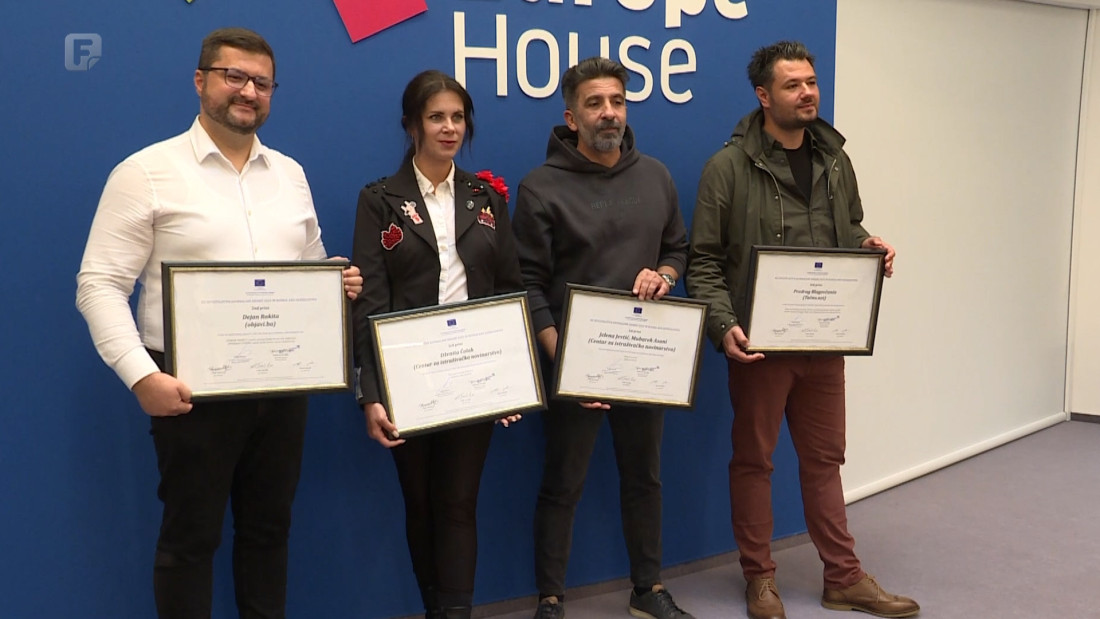 Uručene nagrade Evropske unije novinarima istraživačima u BiH