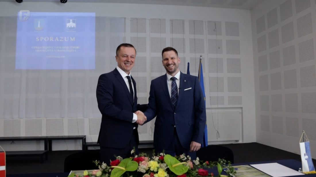 Čelni ljudi Livna i Osijeka potpisali Sporazum o prijateljstvu i suradnji