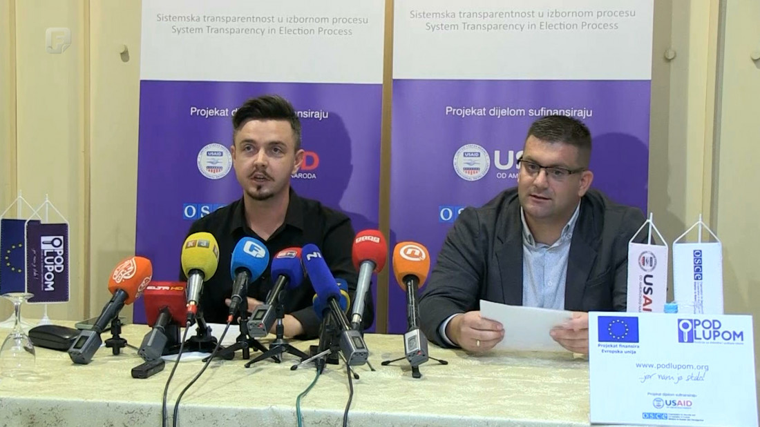 Koalicija Pod lupom zabilježila 191 izbornu nepravilnost
