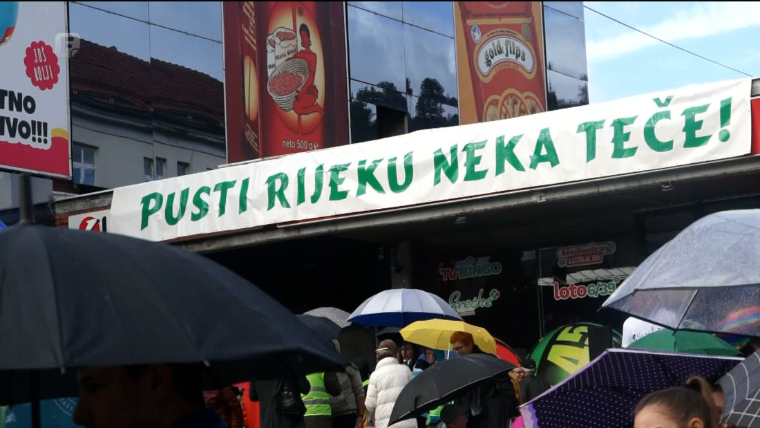 U Konjicu protest za zaštitu Neretve, traže zaustavljanje izgradnje HE Ulog