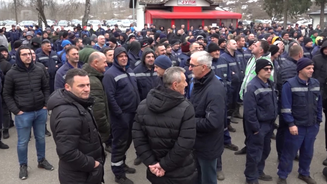 Radnici RiTE Ugljevik nastavili proteste, traže poništenje koncesionog ugovora