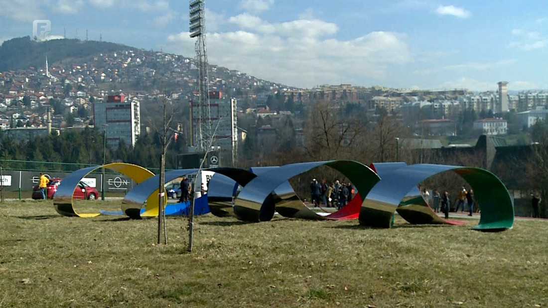 Instalacija 'Sarajevo Olympic Journey' Edine Selesković za obilježavanje 40 godina ZOI