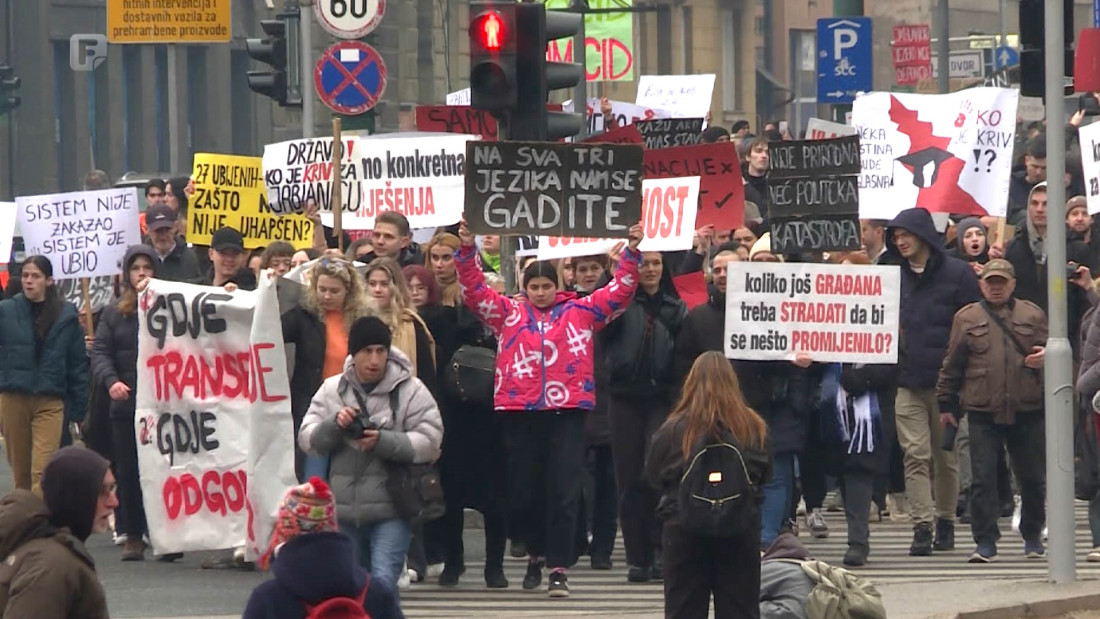 Na protestu u Sarajevu tražena odgovornost za smrt 29 osoba u poplavama u BiH