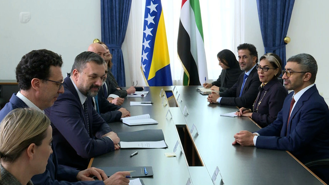 Konaković sa Al Nahyanom: Postoji velika zainteresiranost investitora iz UAE za ulaganja u BiH