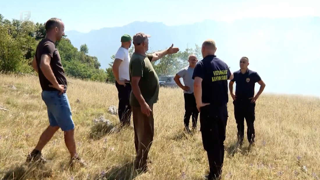 Selu Džepi kod Konjica prijeti vatrena stihija, mještani očekuju pomoć iz zraka