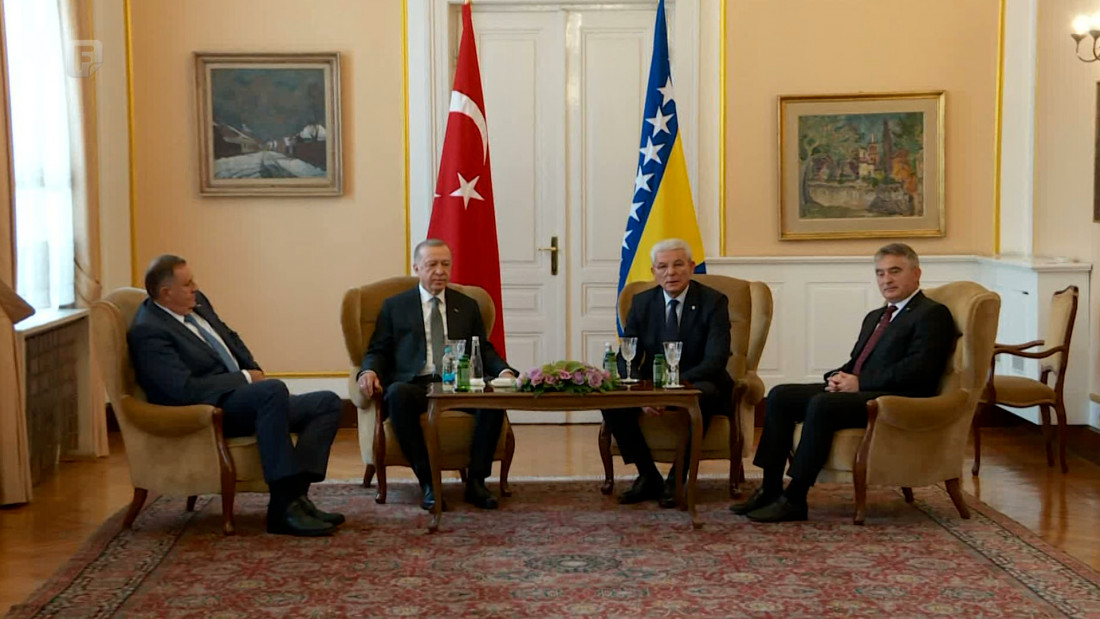 Erdogan ponovio podršku stabilnosti i prosperitetu BiH