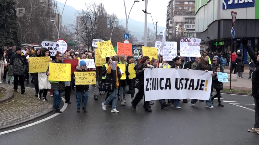 Zeničani sa protesta uputili zahtjeve i odredili rokove nadležnim