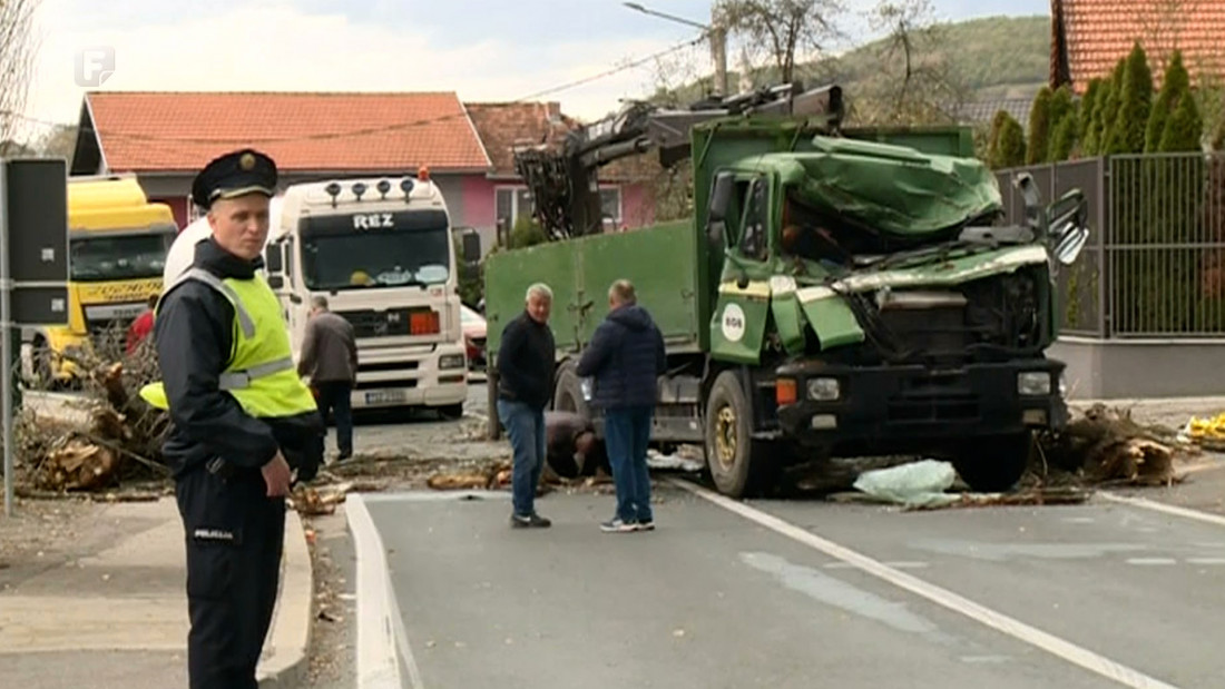 Vozač kamiona smrtno stradao nakon pada stabla na kabinu