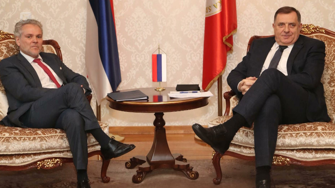 Dodik se susreo sa Sattlerom: RS podržava evropski put BiH