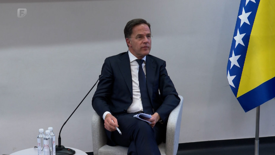 Rutte studentima u Sarajevu: Na vama je da riješite izazove BiH