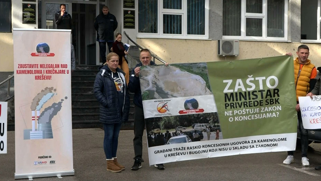 Građani traže da se raskinu ugovori za kamenolome u Kreševu i Bugojnu