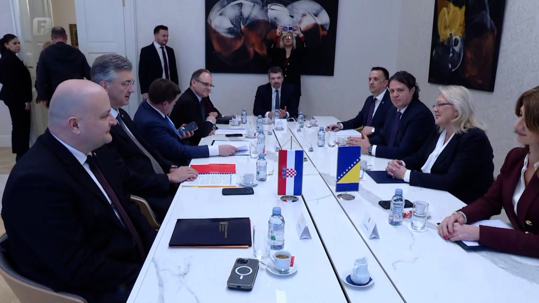 Zagreb: Bradara i Plenković s izaslanstvima o stabilnosti, investicijama i energetskim izazovima
