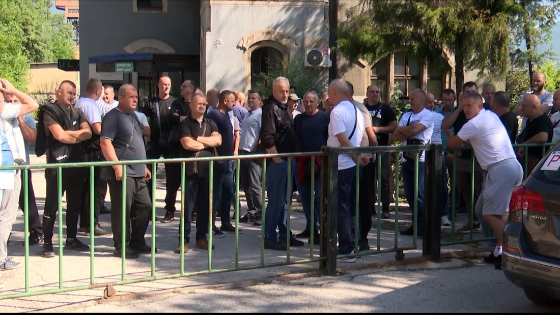 Treći dan protesta zeničkih rudara: Strpljenje nam je pri kraju