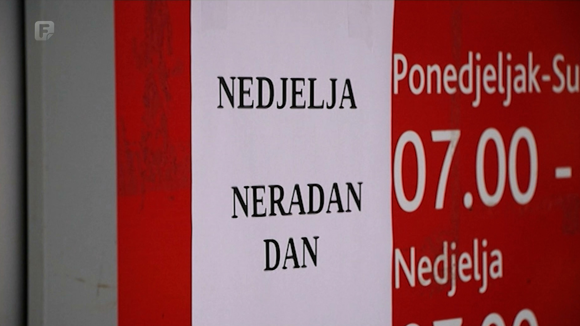 Nedjelja u Sanskom Mostu neradni dan