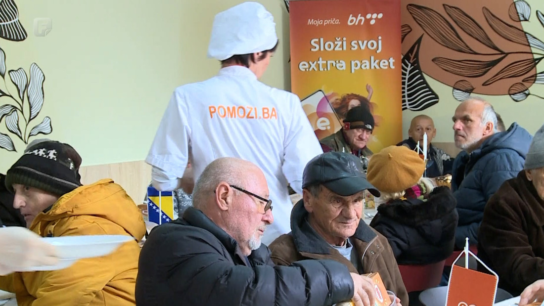 Pomozi.ba obilježio Dan državnosti BiH svečanim ručkom u 'Restoranima dobre volje'