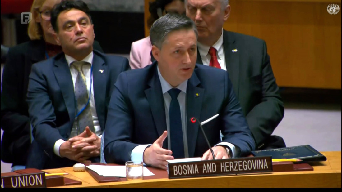 Bećirović pred VSUN-om: Vlasti RS-a podrivaju nezavisnost, suverenitet i državnost BiH