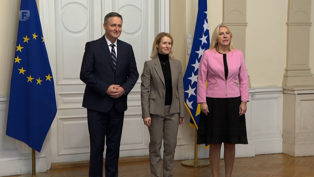 Kaja Kallas održala sastanak s članovima Predsjedništva BiH: EU podržava suverenitet i evropski put BiH