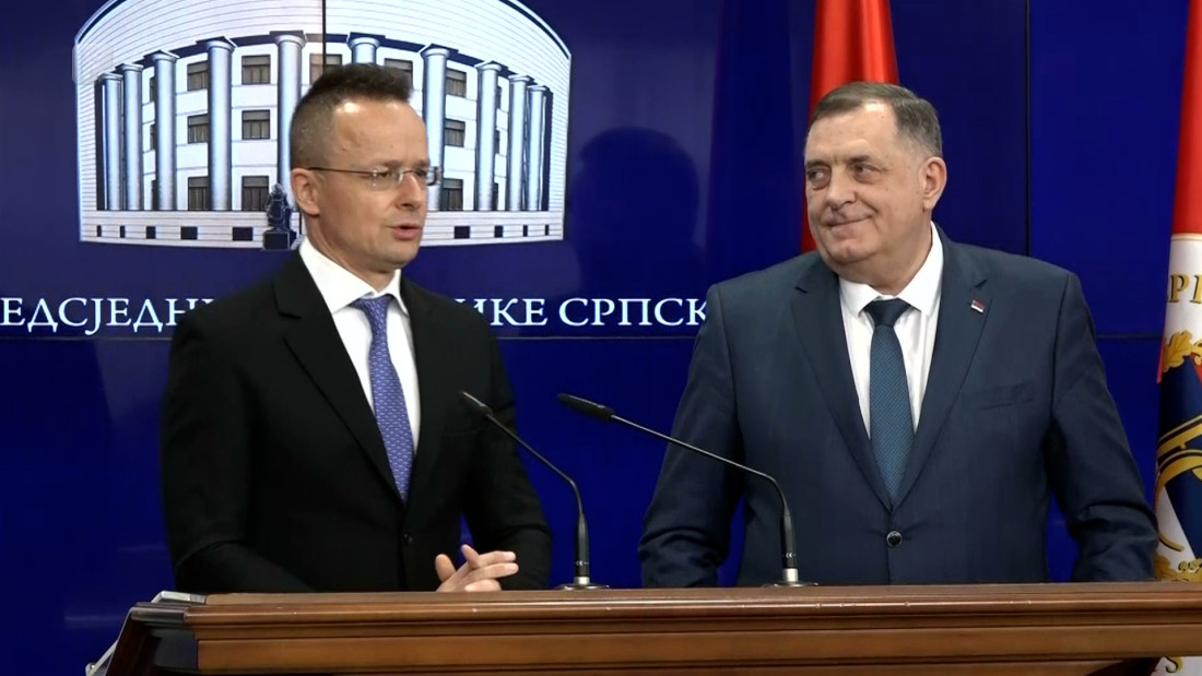 Sijarto s Dodikom: Mađarska želi bržu integraciju zapadnog Balkana u EU
