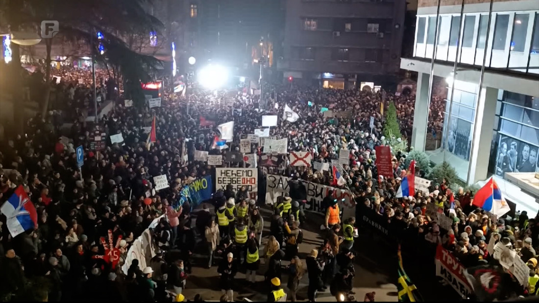 Studenti sa protesta u Beogradu pozvali na generalni štrajk i da svi izađu na ulice