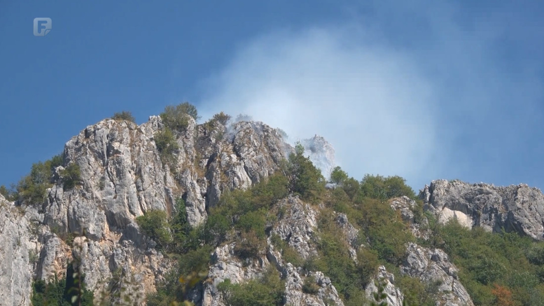 Požar kod Goražda prijeti širenjem prema naseljenim mjestima