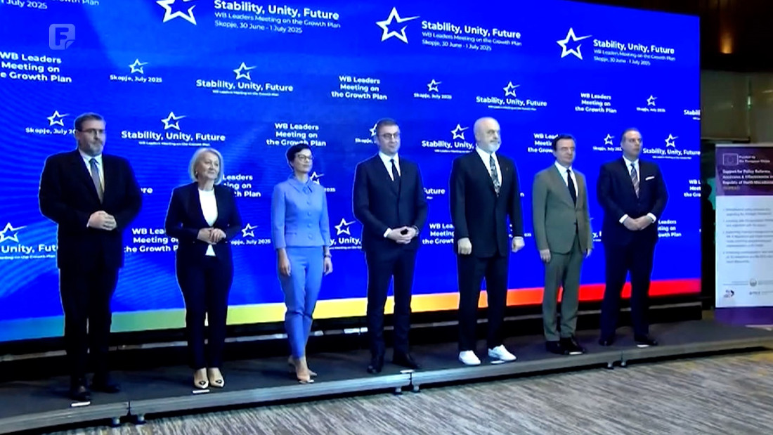 Lideri Zapadnog Balkana i EU povjerenica Marta Kos u Skoplju o Planu rasta