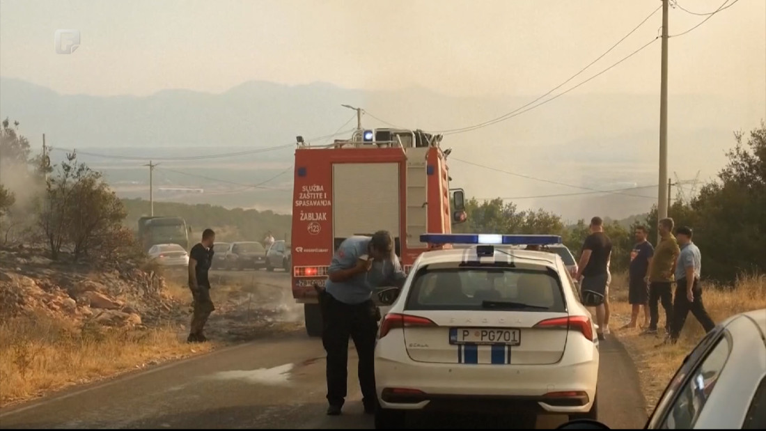 Borba s vatrenom stihijom u Crnoj Gori: Najteža situacija u Podgorici