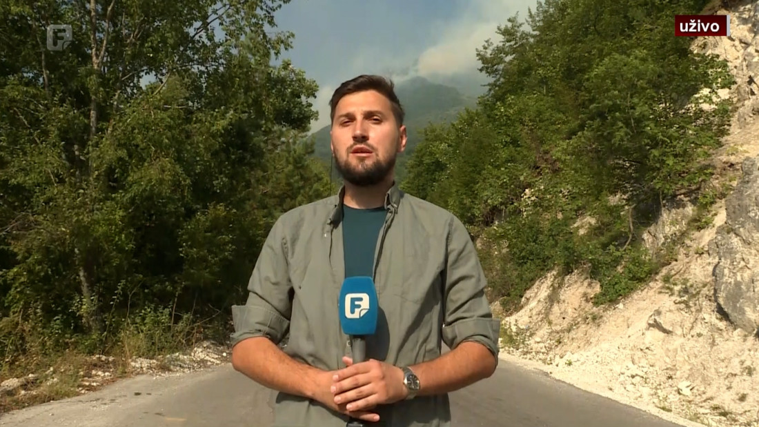 Teška situacija kod Konjica, vatrogascima problem stvaraju vjetar i teren